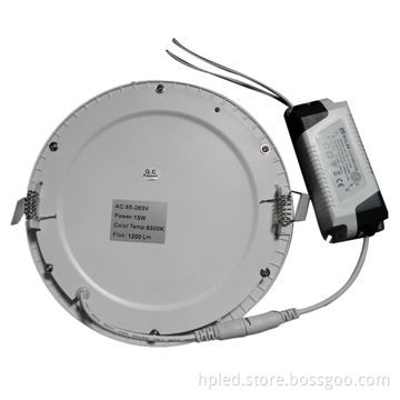240mm round panel light with cutting size 220mm